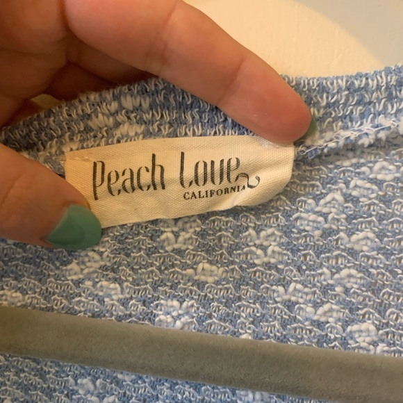 Cropped Light Blue Short Sleeve Shirt - Picture 2 of 5